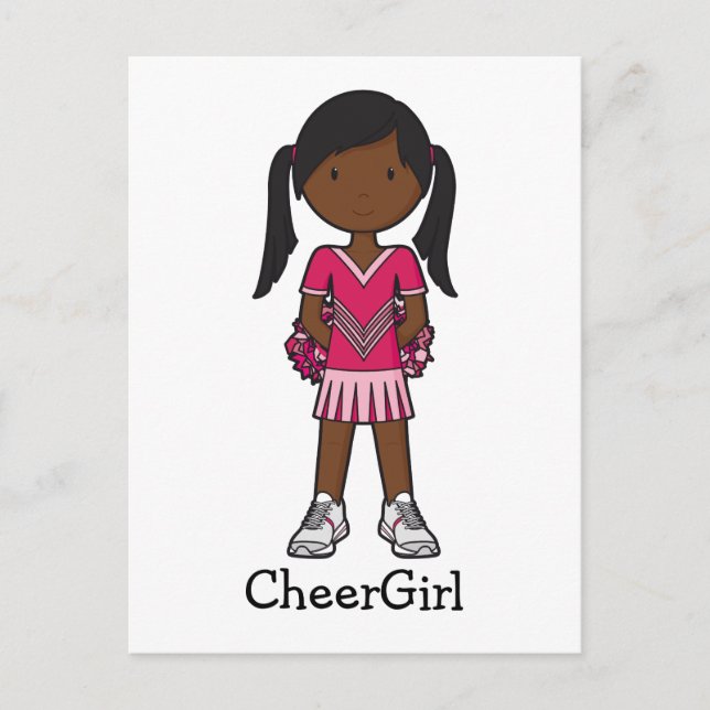 CheerGirl Postkarte (Vorderseite)