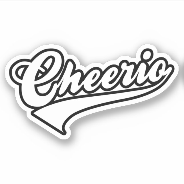 Cheerio Aufkleber (Vorderseite)