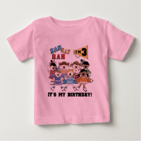 Cheerleader 3. Geburtstag T - Shirt und Geschenke
