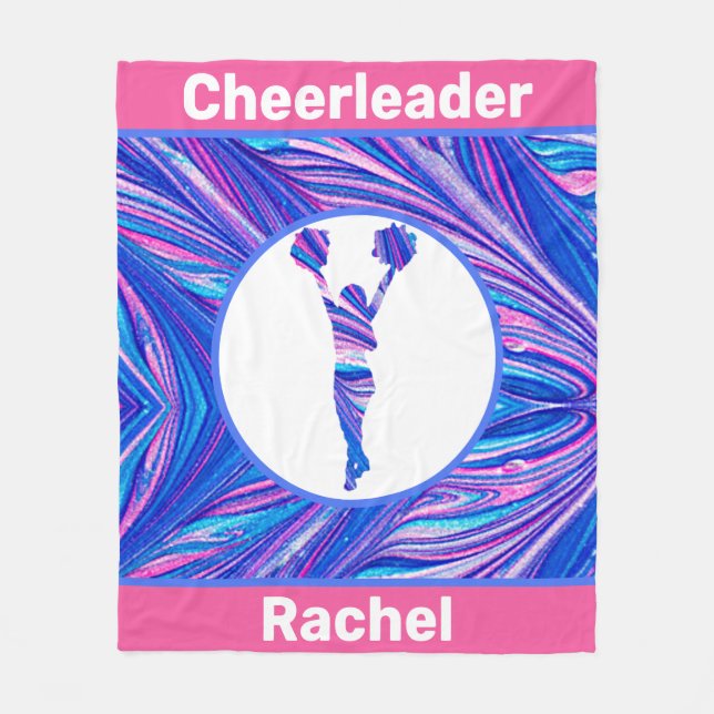 Cheerleader Abstrakt Fleece Blanket (Vorderseite)