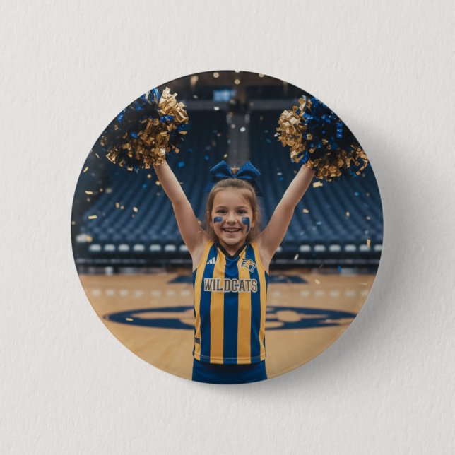 Cheerleader Add Photo  Button (Vorderseite)