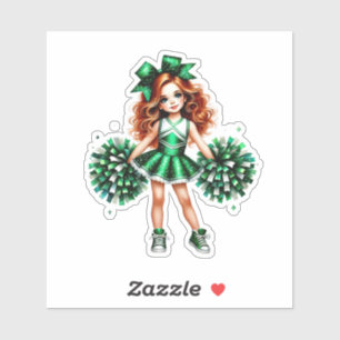 Cheerleader Aufkleber
