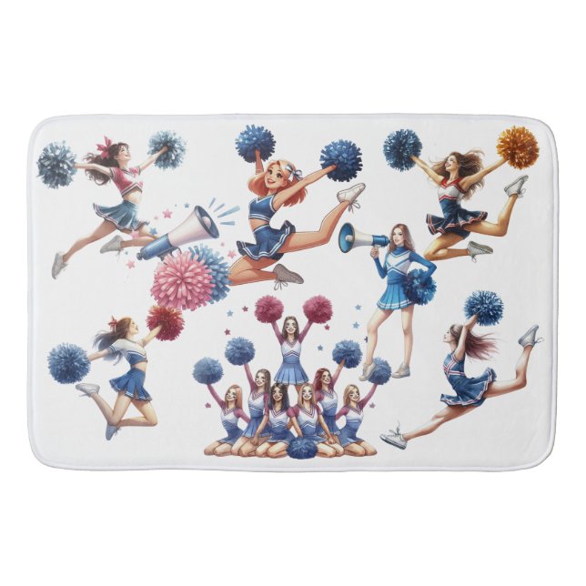 Cheerleader Badematte (Vorderseite)