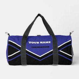 Cheerleader-Beutel, BLAU, weiß & schwarz 1 CHEER Duffle Bag