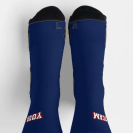 Cheerleader Black Varsity Squad Team Foto Logo Socken