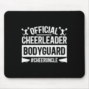 Cheerleader Bodyguard Cheer Onkel einer Cheerleade Mousepad