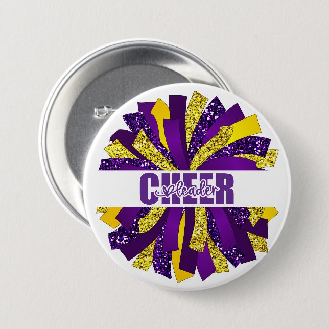 Cheerleader Button Button (Vorne & Hinten)