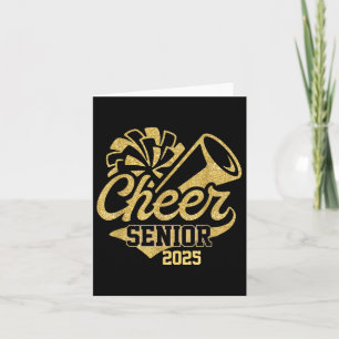Cheerleader Cheer Abschluss Geschenke Cheer Senior Karte