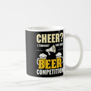Cheerleader Cheer Dad ich dachte sie sagte Bier We Kaffeetasse