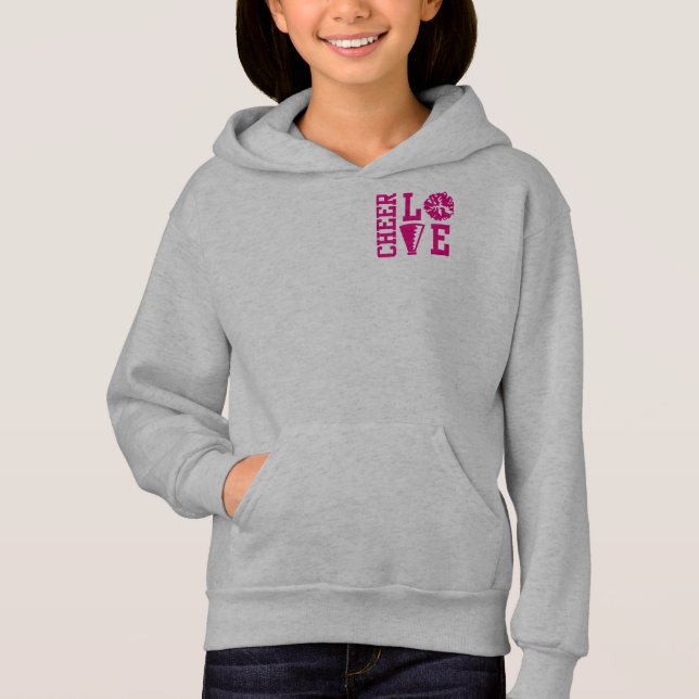 Cheerleader, Cheer Liebe, es ist ein "Cheer Life" Hoodie (Vorderseite)
