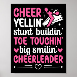 Cheerleader Cheerleading Jubel Poster