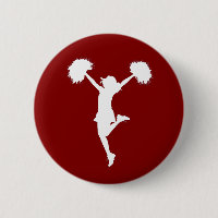 Cheerleader-Cheerleading Kontur-Kunst durch Al Rio