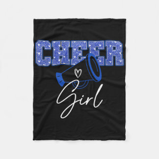 Cheerleader Cheerleading Mädchen Sport Team Cheer Fleecedecke