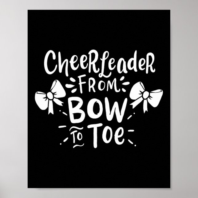 Cheerleader Cheerleading  Poster (Vorne)