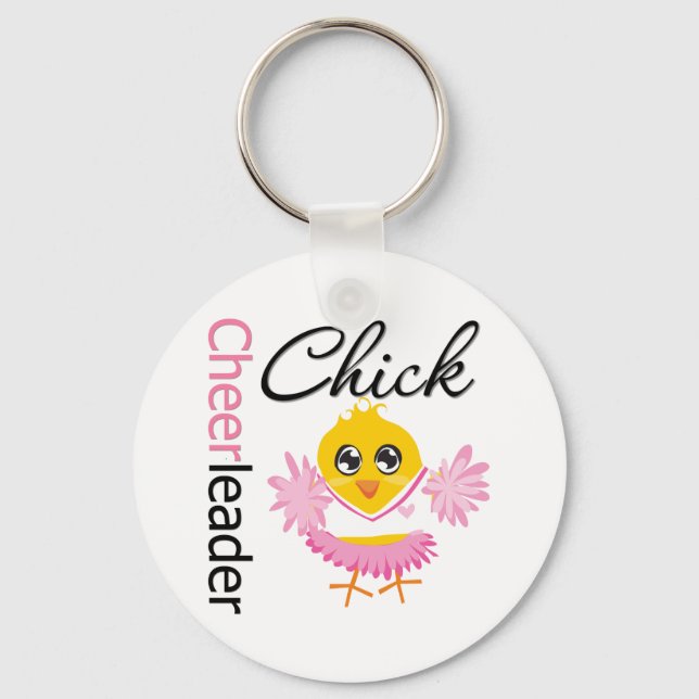 Cheerleader Chick Schlüsselanhänger (Vorderseite)