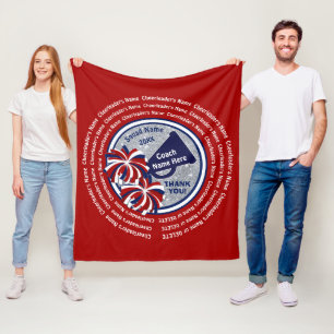 Cheerleader Coach Geschenkideen Red White Blue Che Fleecedecke