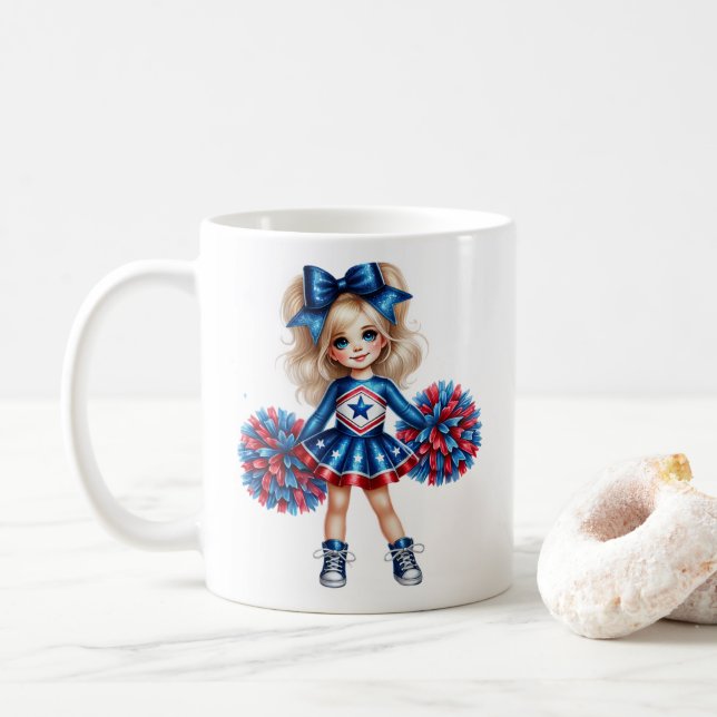 Cheerleader Coffee Tasse (Mit Donut)