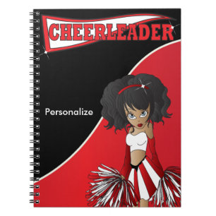 Cheerleader   DIY Text   Rotes Notebook Notizblock