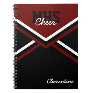Cheerleader-einheitliches Schulnotizbuch Notizblock