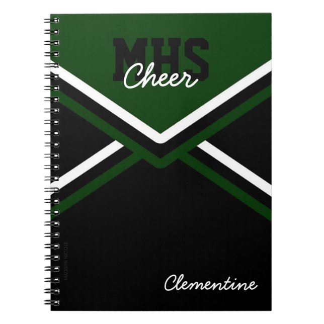 Cheerleader-einheitliches Schulnotizbuch Notizblock (Vorderseite)