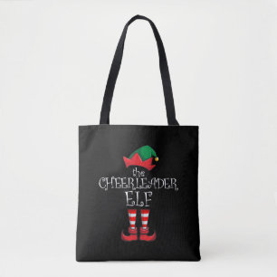 Cheerleader Elf Matching Family Christmas Pajama Tasche