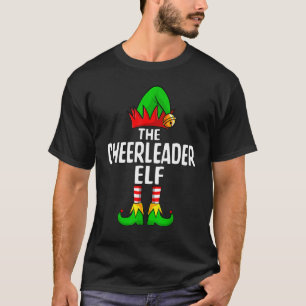 Cheerleader Elf Matching Family Group Christmas Pa T-Shirt