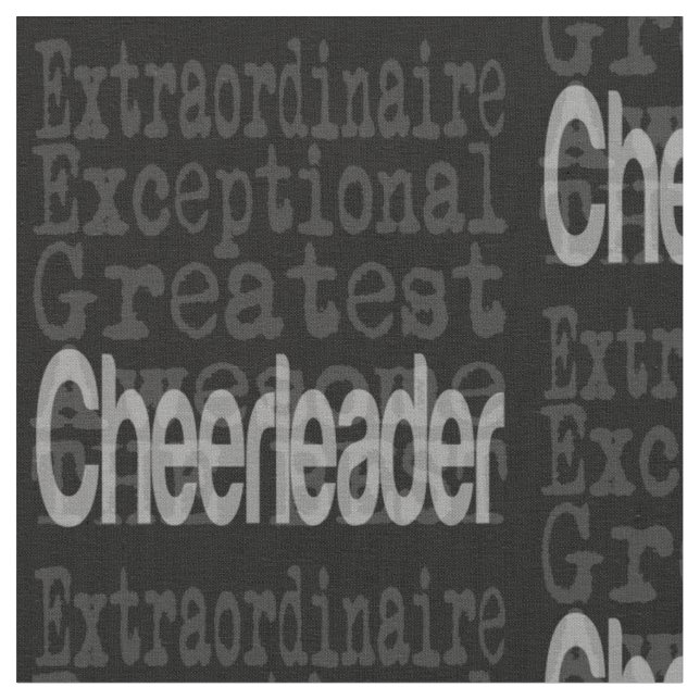 Cheerleader Extraordinaire Stoff (Nahaufnahme)