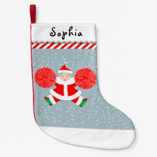 Cheerleader-Feiertagsgeschenke Kleiner Weihnachtsstrumpf