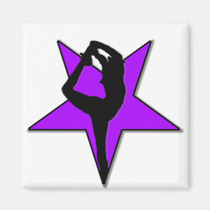 Cheerleader-Flyer-Sternmagnet Magnet