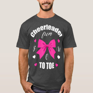 Cheerleader From Bow 2 Toe Cheerleader Girl T-Shirt