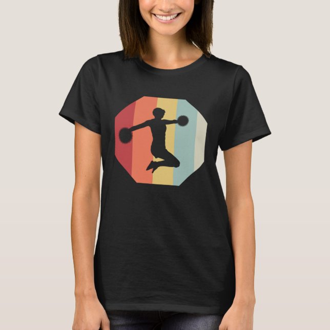 Cheerleader-Gesang Varsity Flyer Routine T-Shirt (Vorderseite)