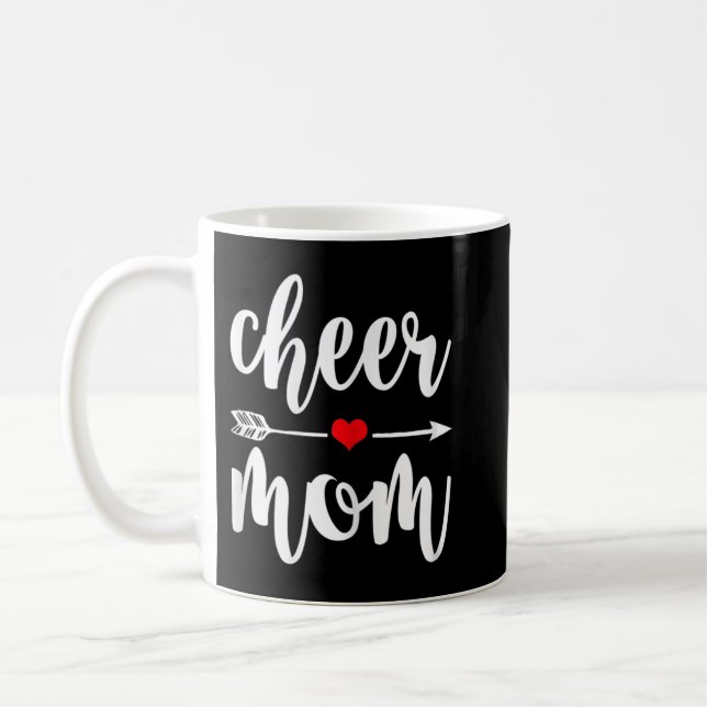 Cheerleader-Geschenk für Mama Großmutter Kaffeetasse (Links)