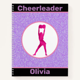 Cheerleader Glitzer Notizbuch