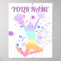 Cheerleader Gradient High School oder Uni Event