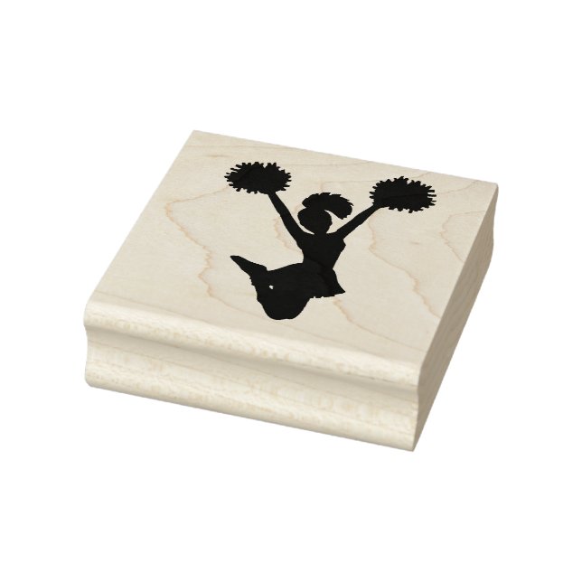 Cheerleader Gummistempel (Stempel)