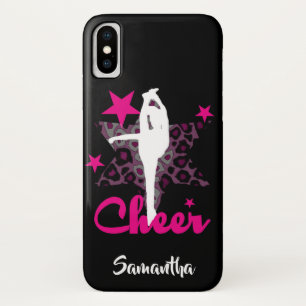 Cheerleader in rosa iphone x Fall Case-Mate iPhone Hülle