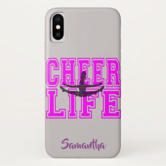 Cheerleader in rosa iphone x Fall Hülle