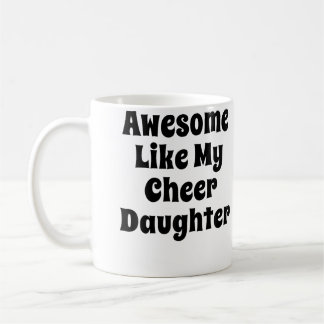 Cheerleader Jubel Papa Mama Cheerleading Kaffeetasse