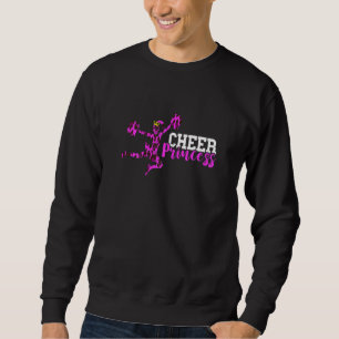 Cheerleader Jubel Prinzessinnen Krone Leopard Chee Sweatshirt