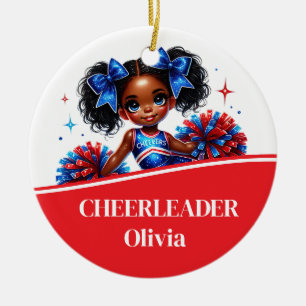 Cheerleader Keramik Ornament
