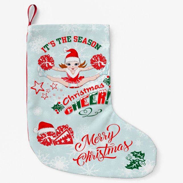 Cheerleader Kleiner Weihnachtsstrumpf (Vorderseite)