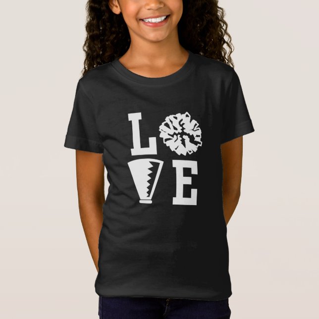 Cheerleader Liebe T - Shirt (Vorderseite)