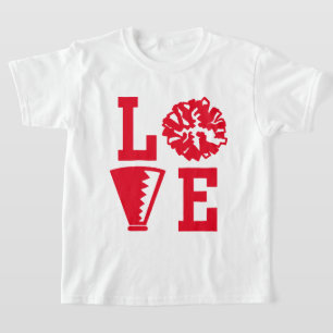 Cheerleader Liebe T - Shirt