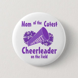 Cheerleader Mama Button