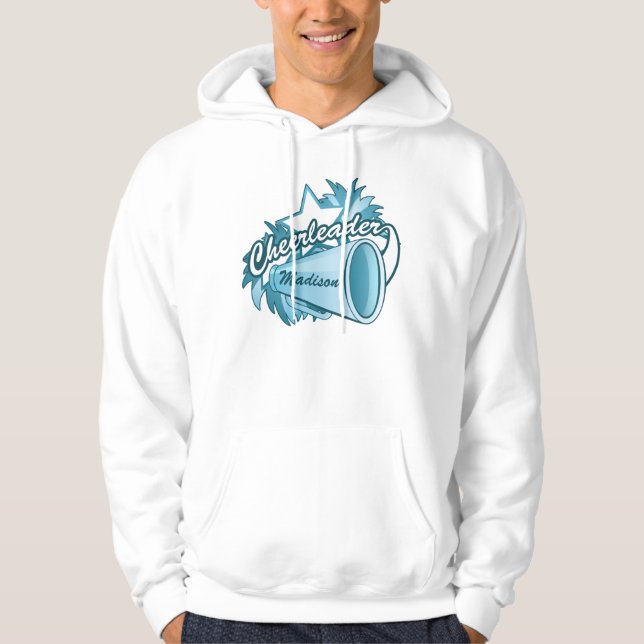 Cheerleader-Name-Sweatshirt Hoodie (Vorderseite)