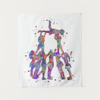 Cheerleader Owner Geschenk | Lover Birthday Gift  Wandteppich