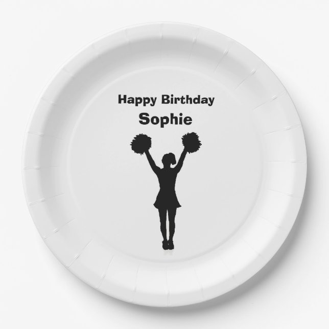 "Cheerleader-" PapierTeller (Vorderseite)