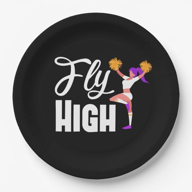 Cheerleader Party Decorations Cheerleader Teller (Vorderseite)