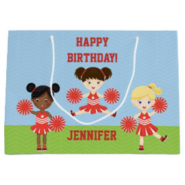 Cheerleader Party Große Geschenktüte