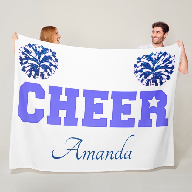 Cheerleader Pom Pom Cheer Fleece Blanket (Beispiel)